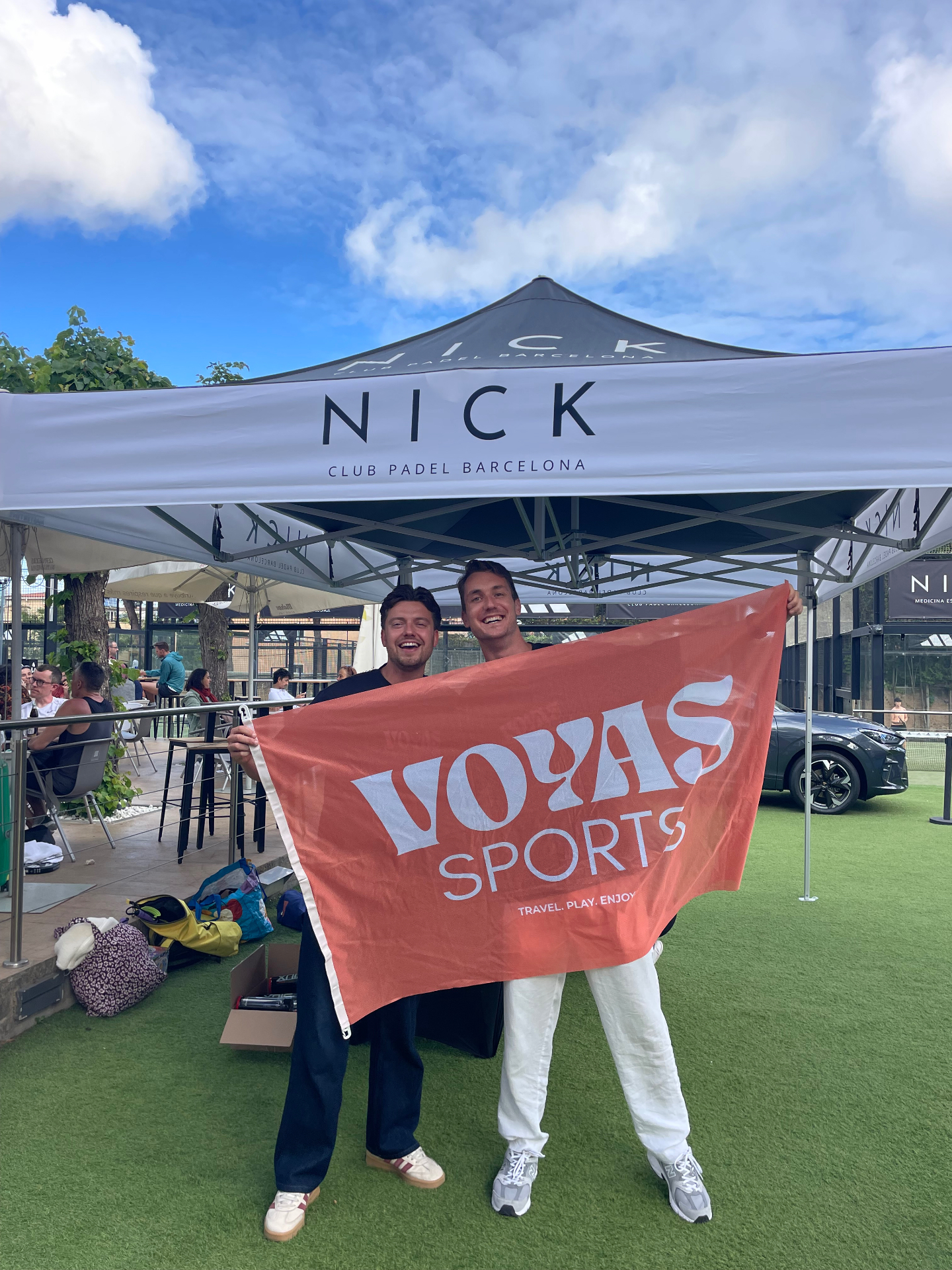 Voyas Sports bij NICK Club Padel Barcelona