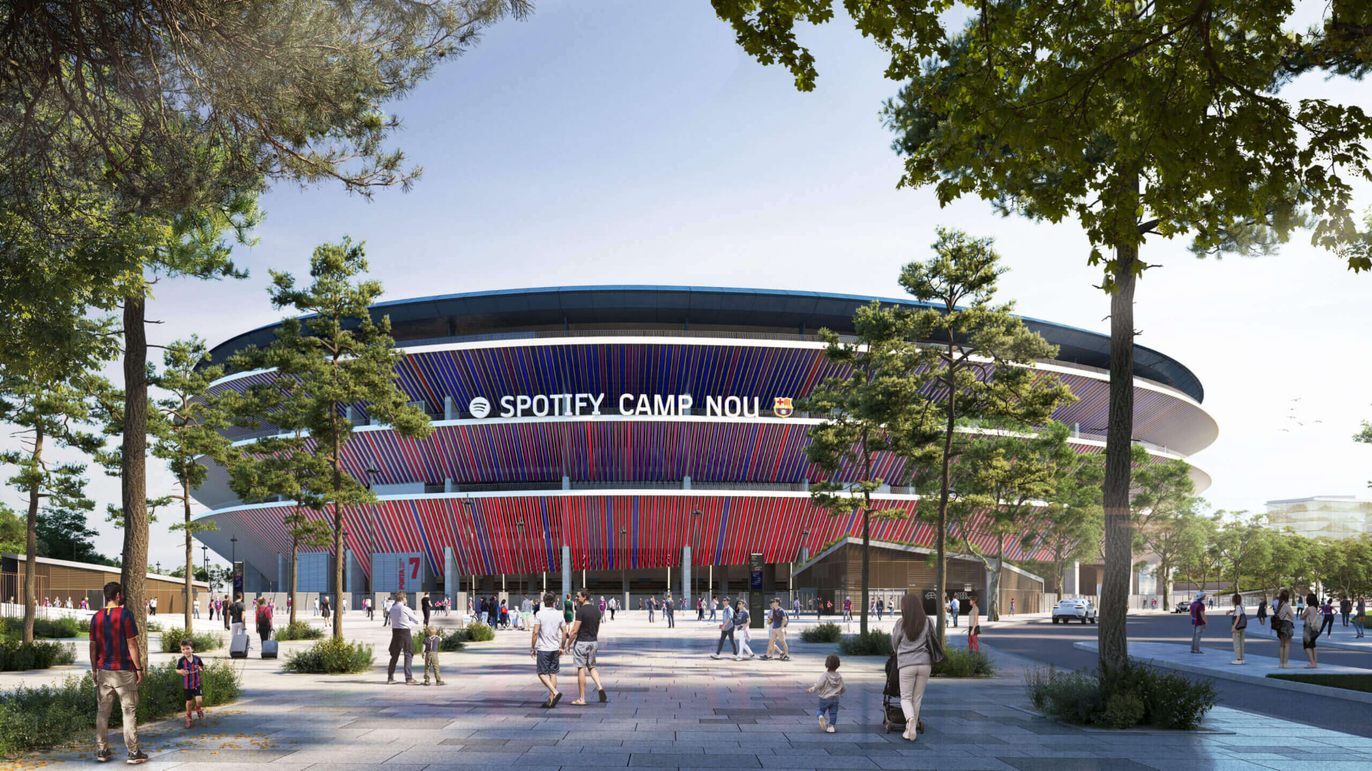 Het nieuwe Spotify Camp Nou van FC Barcelona
